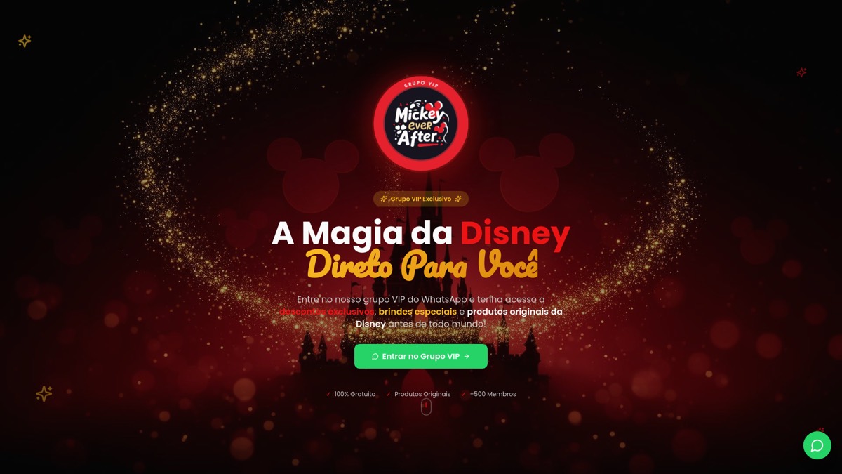Tela de Mickey Ever After